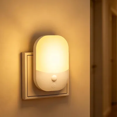 1 x Prise de nuit Twilight Sensor 3000K pour enfants | Mode auto/on/off, luminosité ajustable