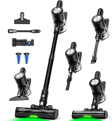 Cordless Vacuum Cleaner 46KPa 500W Stick Vacuum 55 Min Runtime LED Display