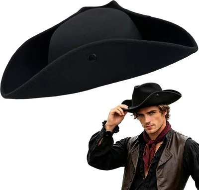 Pirate Feather Hat - Renaissance Costume Adult Halloween Cosplay