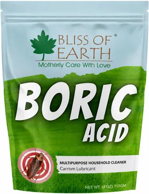 Bliss of Earth Boric Acid Powder 113g - Carrom Board & Household Use | Smooth Glide