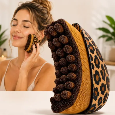 Escova Massageadora Facial para Drenagem Linfática - Silicone Ultramacio