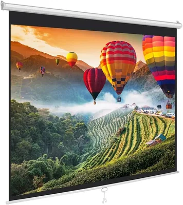 Pyle Projector Screen 84 Inch, 4K Compatible