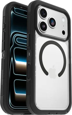 OtterBox Defender Pro XT MagSafe Case iPhone 18 Pro/17 Pro Clear Black