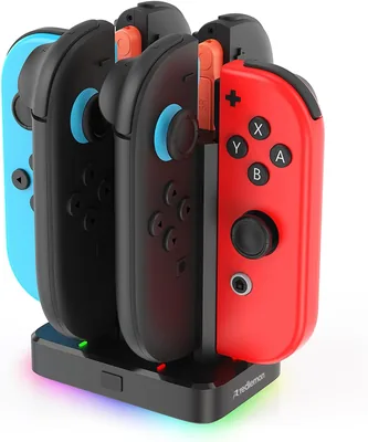 Cargador para Controles Nintendo Switch 6 Ranuras Redlemon