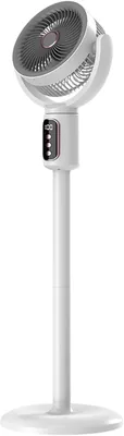 Ventilateur silencieux avec télécommande USB rechargeable 180° d'oscillation Vitesse du minuteur Colonne ajustable en hauteur 3 pour intérieur