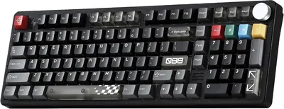 YUNZII AL98 PRO Wireless Mechanical Keyboard, Black: Cocoa Switch