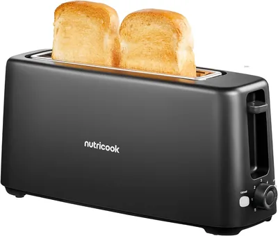 Nutricook 2-Slice Toaster with Long Slots