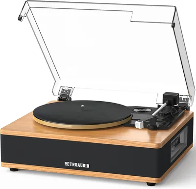 AT-3600L Vinyl Turntable with Stereo Speakers
