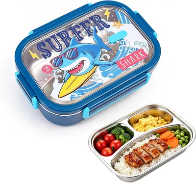 OYDAS Bento Lunch Box for Kids, 550ml Stainless Steel Containers