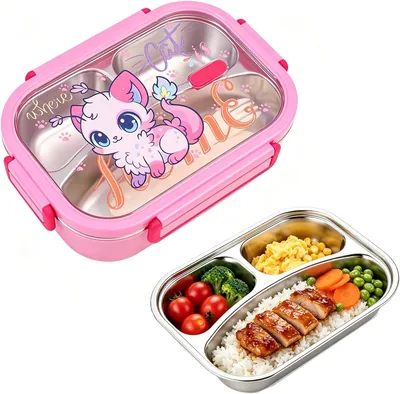 OYDAS Bento Lunch Box for Kids School, 550ml Stainless Steel Containers
