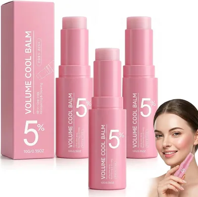 3PC Soe-lia Stick Anti Wrinkle, Coreen Collagène Plumpant, Baume Lissant Anti-Âge