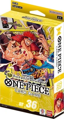 One Piece Card Game Starter Deck ST-36 Yellow Eustass Captain Kid | Best Deal