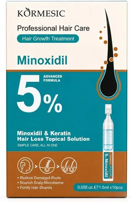 KORMESIC Minoxidil & Keratin Hair Loss Solution
