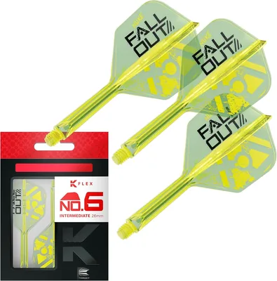 Target Darts Flights & Stems - Luke Littler K-Flex No.6
