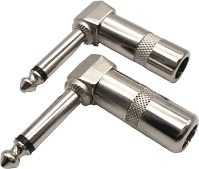 1/4インチ フォノプラグ 6.3mm モノラル ヘビーデューティ ケーブル - はんだコネクタ付