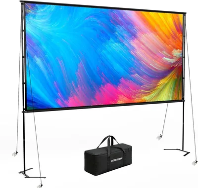 Foldable HD Projection Screen with Carry Bag