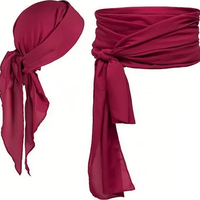 Pirate Costume Accessories - Head Scarf Hat, Bandana