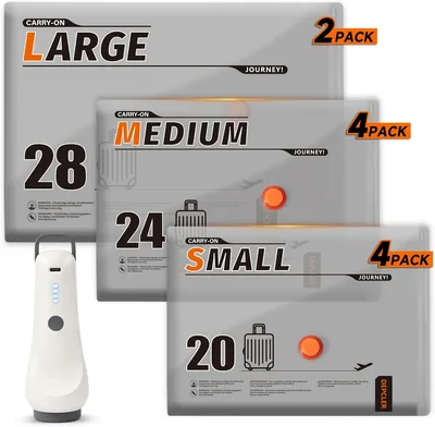 Depcler Vacuum Storage Bags 10 Pack with Electric Pump