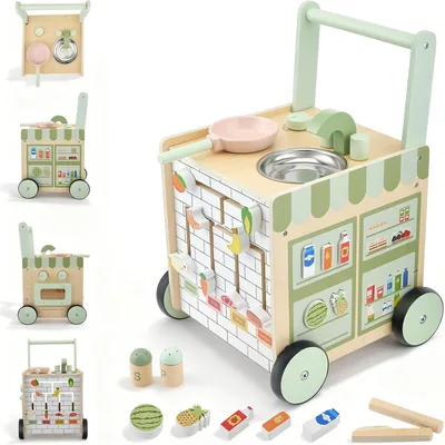 BugyKido Wooden Baby Walker Kitchen Activity Centre Best Deal