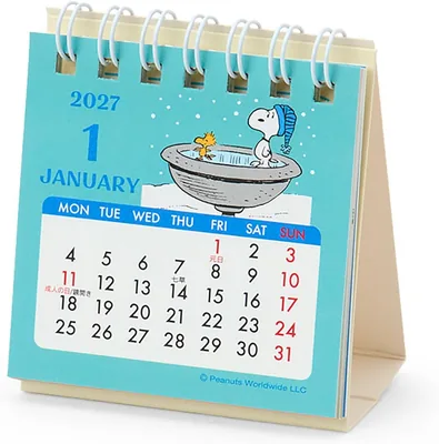 Sanrio Snoopy Ring Mini Calendar 2027 Best Deal