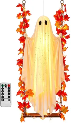 Halloween Spökiga Prydnader - Skrämmande Och Söt Skräckhusrekvisita