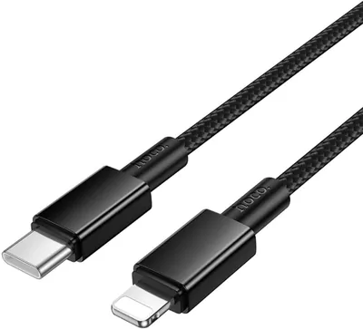 Hoco X119 Nylon USB-C to Lightning Cable 1m