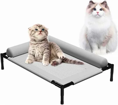 eTROX Elevated Dog Bed - Cool Mesh for Medium & Large Pets, Best Deal