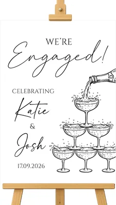 Personalised Engagement Sign - Best Deal