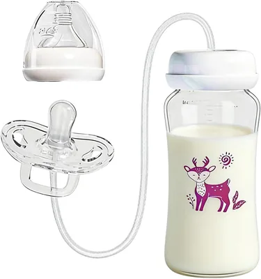 Anti-Colic Baby Bottle with Adjustable Flow