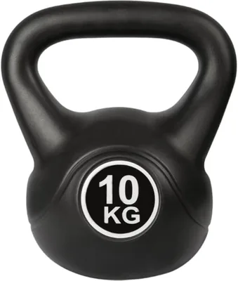BREEZENEST Vinyl Kettlebell Hand Weight - Anti-Slip Strength Training