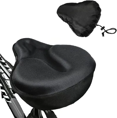Cojín de Asiento Grande para Bicicleta, Asiento de Spinning