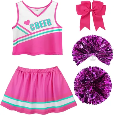 Cheerleader Costume for Girls 4-10 Years - Best Deal