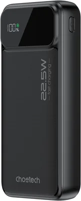 بنك الطاقة Choetech B729 20000mAh مع شحن سريع PD 22.5W، شاشة LED رقمية، منافذ USB-C و USB-A مزدوجة