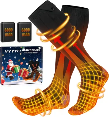 HYYTO Heated Socks 6000mAh x2 Rechargeable