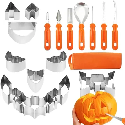Pumpkin Carving Kit - 17 Tools