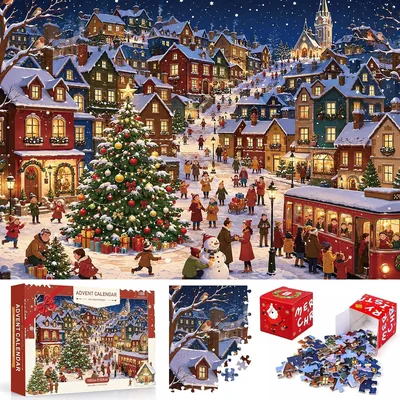 Puzzle Advent Calendar 2026 - Christmas Village