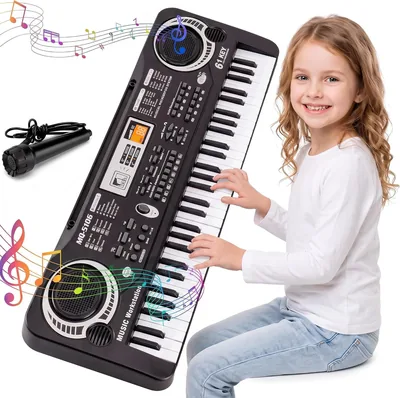61 Key Piano Keyboard Kids Musical Instrument