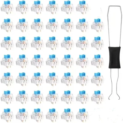 Dorischen 45 pcs Blue Keyboard Switches – Best Deal