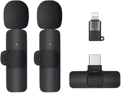 Wireless Clip-On Lavalier Microphone USB-C