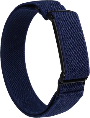 BOXOB Soft Elastic Nylon Sport Bicep Band - Dark Blue