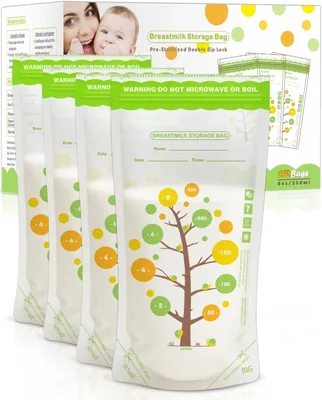 Mumoobear 112 Pcs Breast Milk Storage Bags
