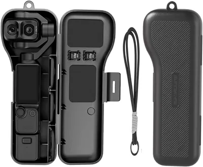 Funda para DJI Osmo Pocket 4 Pro con Correa de Mano, Negro