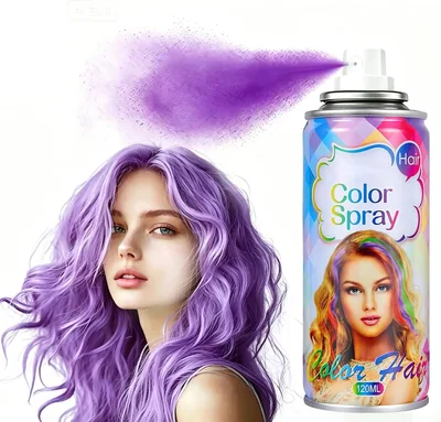 KALYFIO Purple Hair Spray 4.06oz