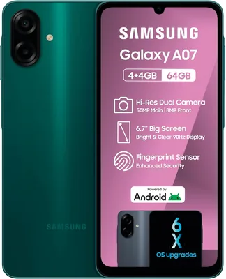 Samsung Galaxy A07 4GB RAM 64GB ROM Green