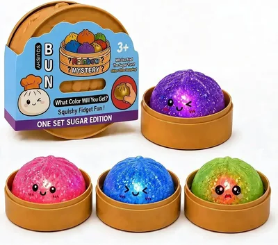 Squishy Dumpling Surpresa Bolinho Anti Stress Viral Fofinho Gel Textura Macia Brinquedo Fidget Toy A