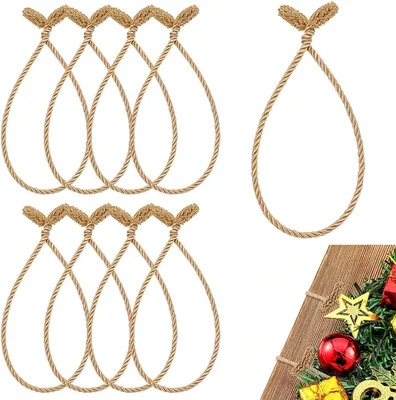 SOFPLATE 10 Pcs Gold Christmas Garland Twist Ties