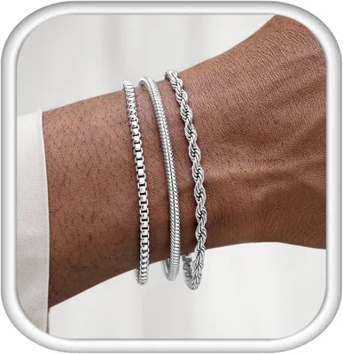 Men's Waterproof Stainless Steel Cross Bracelet - Adjustable