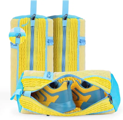 OPRUSH Shoe Washing Bag 3 Pack Yellow