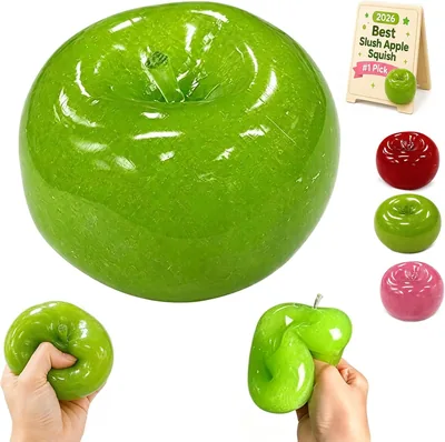 Slushy Apple Squishy - Realistic Fake Food Stress Ball
