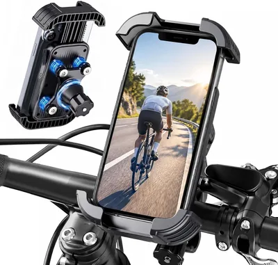 Bike Phone Holder - Vibration Dampening Lockable Mount